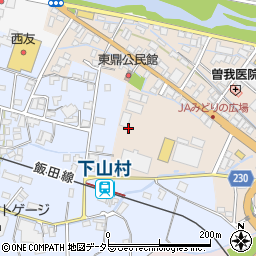 飯田市役所　農業委員会事務局周辺の地図