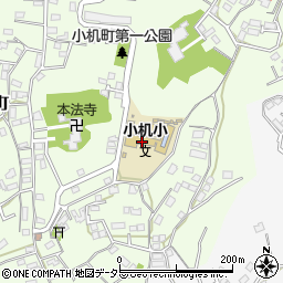 横浜市立小机小学校周辺の地図