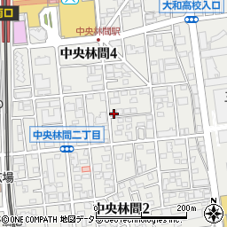 神奈川県大和市中央林間4丁目21-1周辺の地図