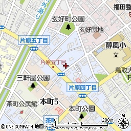 鳥取県鳥取市片原周辺の地図