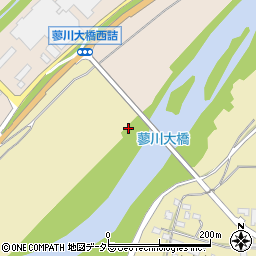 蓼川大橋周辺の地図