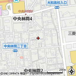 神奈川県大和市中央林間4丁目21-17周辺の地図