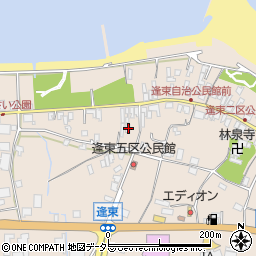 鳥取県東伯郡琴浦町逢束636周辺の地図
