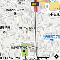 大和市消防団　第５分団詰所周辺の地図