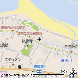 鳥取県東伯郡琴浦町逢束581周辺の地図