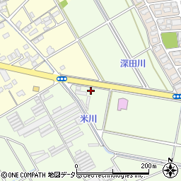 鳥取県境港市小篠津町5849-3周辺の地図