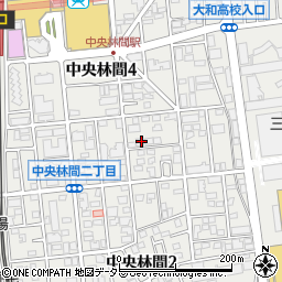 神奈川県大和市中央林間4丁目21-19周辺の地図