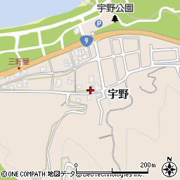 鳥取県東伯郡湯梨浜町宇野1955周辺の地図