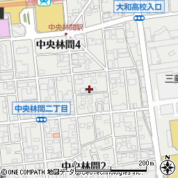 神奈川県大和市中央林間4丁目21-18周辺の地図