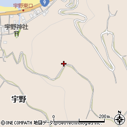 鳥取県東伯郡湯梨浜町宇野582周辺の地図