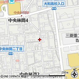 神奈川県大和市中央林間4丁目21-13周辺の地図