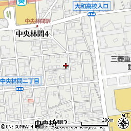 神奈川県大和市中央林間4丁目21-15周辺の地図
