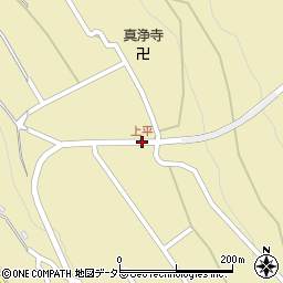 上平周辺の地図