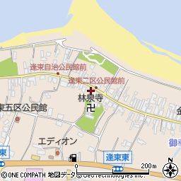 鳥取県東伯郡琴浦町逢束665周辺の地図
