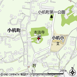 本法寺周辺の地図