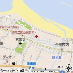 鳥取県東伯郡琴浦町逢束575周辺の地図