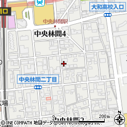 神奈川県大和市中央林間4丁目21-2周辺の地図