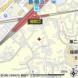 ショウワパーク新横浜篠原口第２駐車場周辺の地図