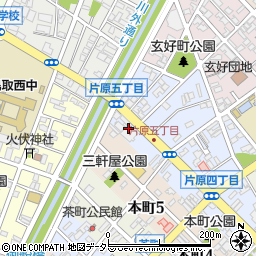 シャトレーゼ　鳥取片原店周辺の地図