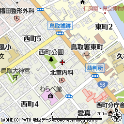 鳥取県鳥取市西町3丁目401周辺の地図