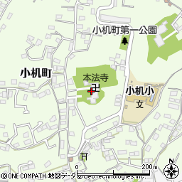 本法寺周辺の地図