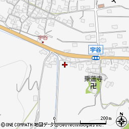 鳥取県東伯郡湯梨浜町宇谷周辺の地図