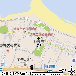 鳥取県東伯郡琴浦町逢束664周辺の地図
