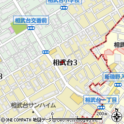 東音ピアノ　調律センター周辺の地図