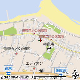 鳥取県東伯郡琴浦町逢束658周辺の地図