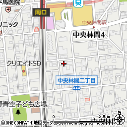 神奈川県大和市中央林間4丁目8-9周辺の地図