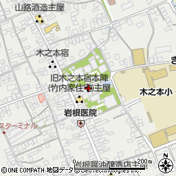 木之本公民館周辺の地図