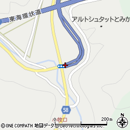 富加関ＩＣ周辺の地図