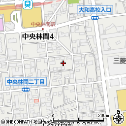 神奈川県大和市中央林間4丁目21-8周辺の地図