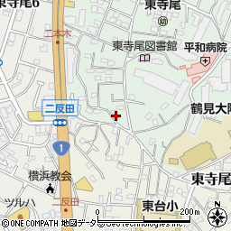 神奈川県横浜市鶴見区東寺尾中台2-5周辺の地図