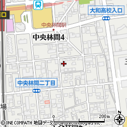 神奈川県大和市中央林間4丁目21-3周辺の地図