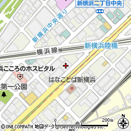 パルク新横浜周辺の地図