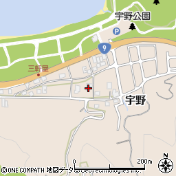 鳥取県東伯郡湯梨浜町宇野1960周辺の地図