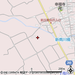 島根県松江市新庄町周辺の地図