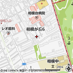 神奈川県座間市相模が丘6丁目周辺の地図