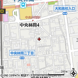 神奈川県大和市中央林間4丁目21-6周辺の地図