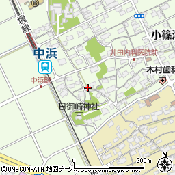 鳥取県境港市小篠津町934-2周辺の地図