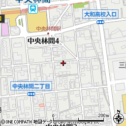 神奈川県大和市中央林間4丁目21-7周辺の地図