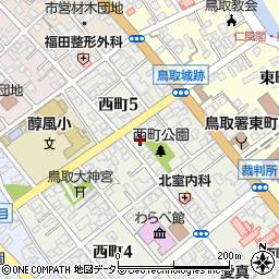 鳥取県鳥取市西町3丁目414周辺の地図