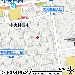 神奈川県大和市中央林間4丁目21-10周辺の地図