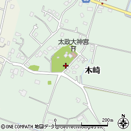 千葉県大網白里市木崎200周辺の地図