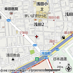 福本時計店周辺の地図