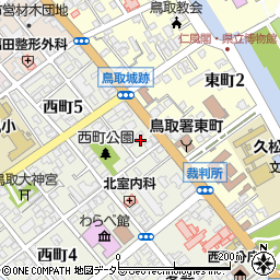 鳥取県鳥取市西町3丁目513周辺の地図