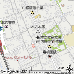 滋賀県長浜市木之本町木之本1068周辺の地図