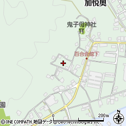 京都府与謝郡与謝野町加悦奥110周辺の地図