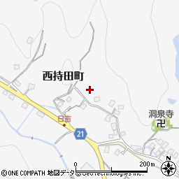 島根県松江市西持田町周辺の地図